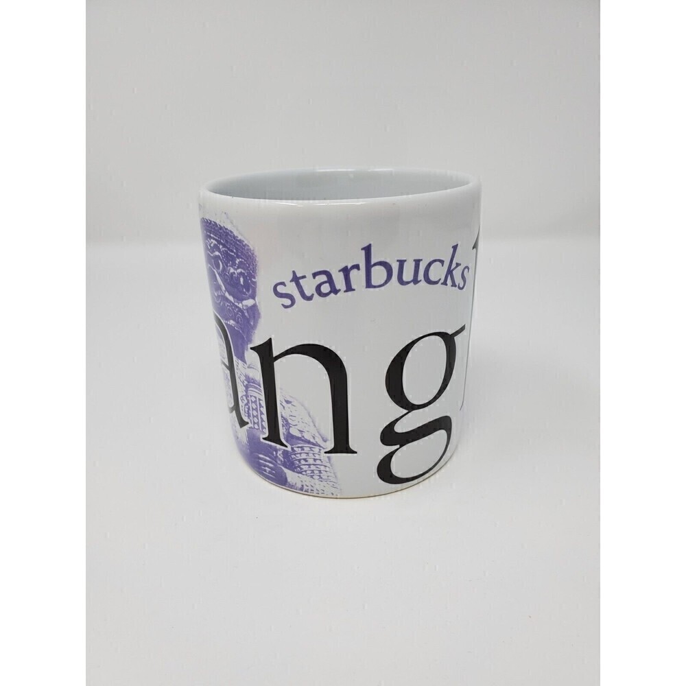 STARBUCKS VINTAGE CITY MUG COLLECTOR'S SERIES BANGKOK LARGE 2001